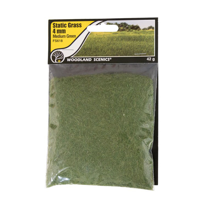 Static Grass Medium Green 4mm