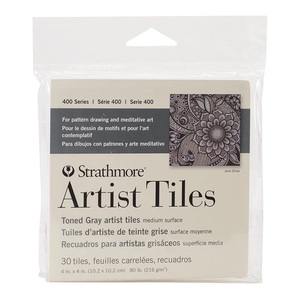 S4 Toned Sketch Tiles Gray 10x10cm 30매