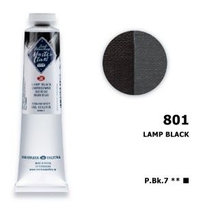 유화 마스터클라스 46ml S1 Lamp Black