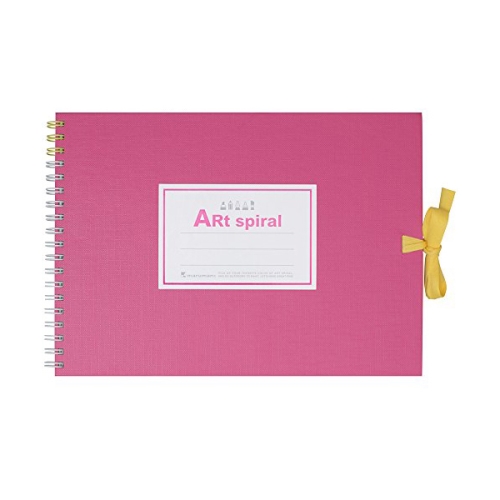 Art spiral 스케치북 F1 Pink 162x225mm 24매