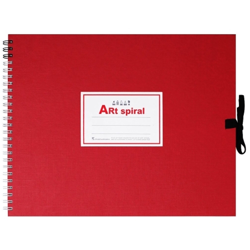 Art spiral 스케치북 F3 Red 212x272mm 24매