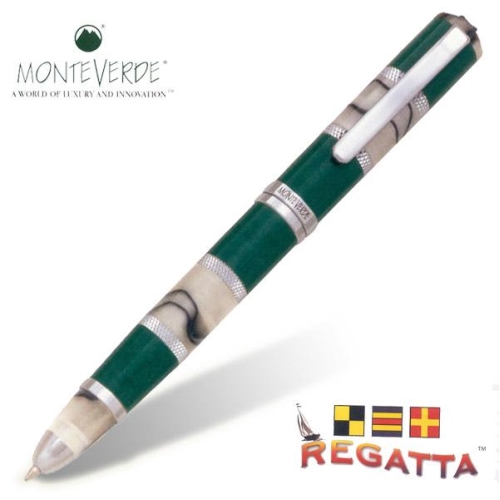 리가타(REGATTA) 볼펜/녹색 흰색