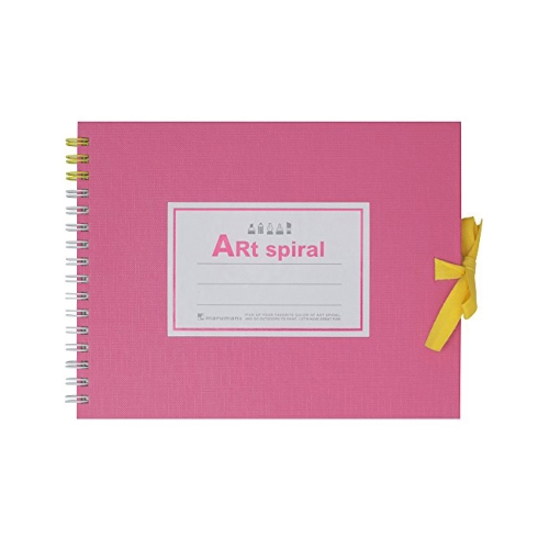 Art spiral 스케치북 F0 Pink 142x185mm 24매