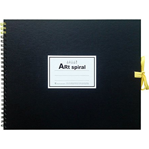 Art spiral 스케치북 F3 Black 212x272mm 24매