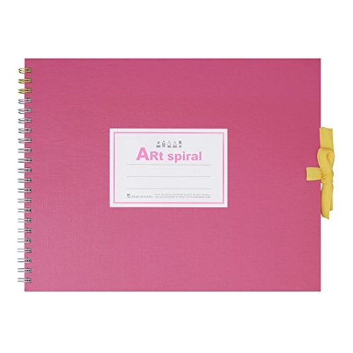 Art spiral 스케치북 F2 Pink 192x245mm 24매