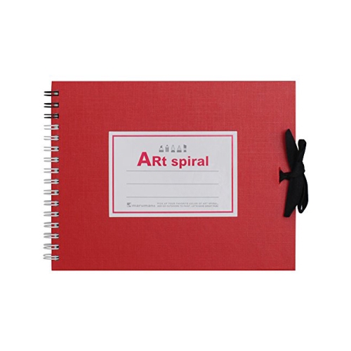 Art spiral 스케치북 F0 Red 142x185mm 24매