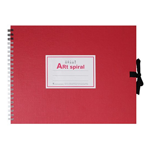 Art spiral 스케치북 F2 Red 192x245mm 24매