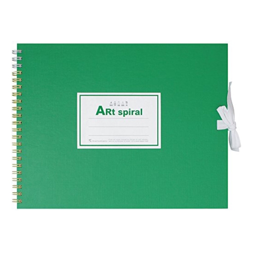 Art spiral 스케치북 F2 Green 192x245mm 24매