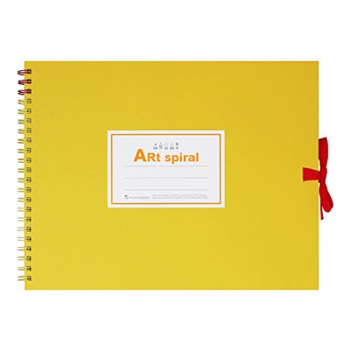 Art spiral 스케치북 F2 Yellow 192x245mm 24매