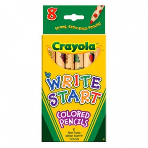 유아용 색연필 8색